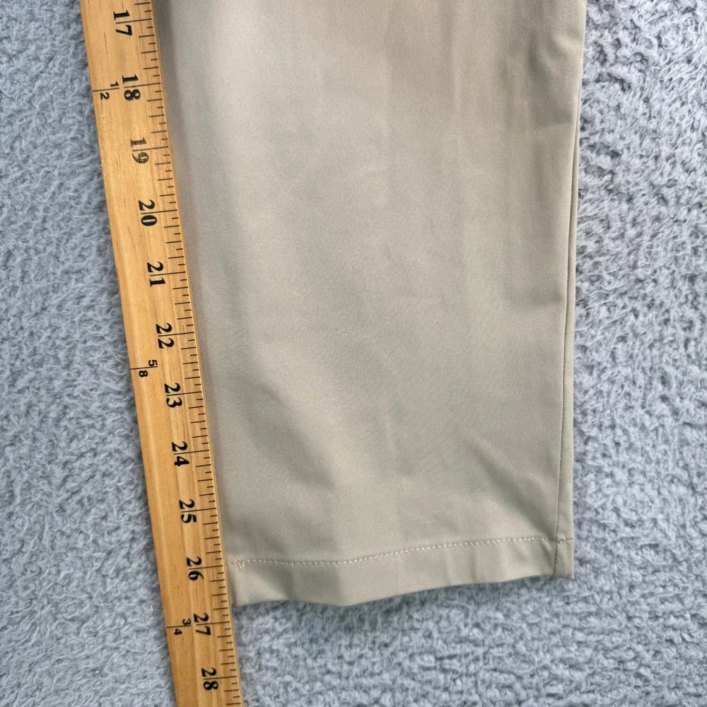 Rhone Commuter Pants Mens 36x27 Khaki Performance Stretch Slim Straight Chino
